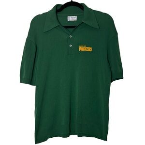 Vintage Green Bay Packers Polo Shirt – Ban-Lon by Garan – NFL Licensed – Size M
